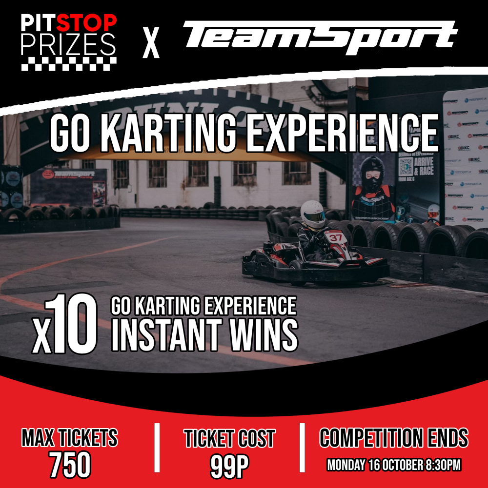 TeamSport Go Karting Race Experience PLUS INSTANT WINS!