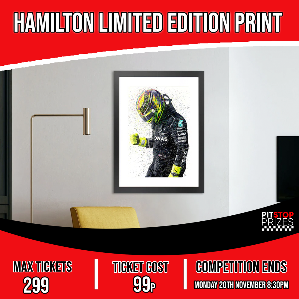 LEWIS HAMILTON 2023 PODIUM PRINT