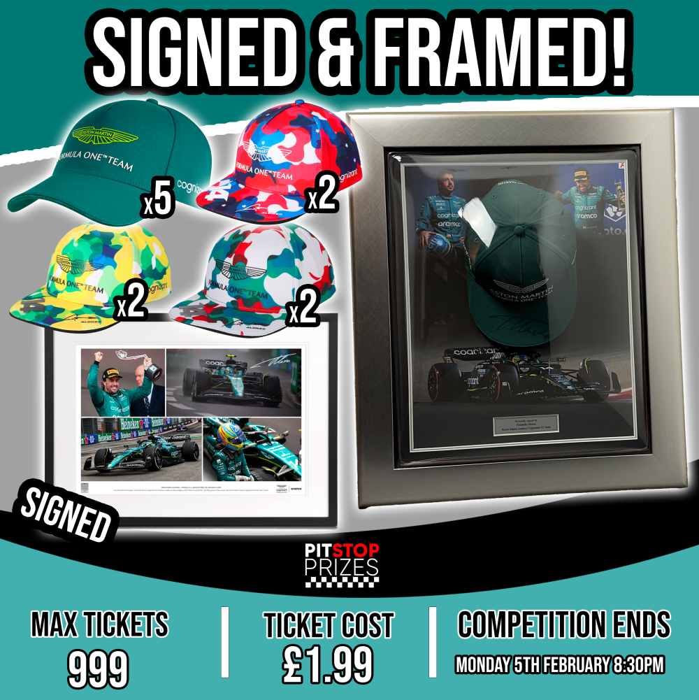 SIGNED & FRAMED: FERNANDO ALONSO!