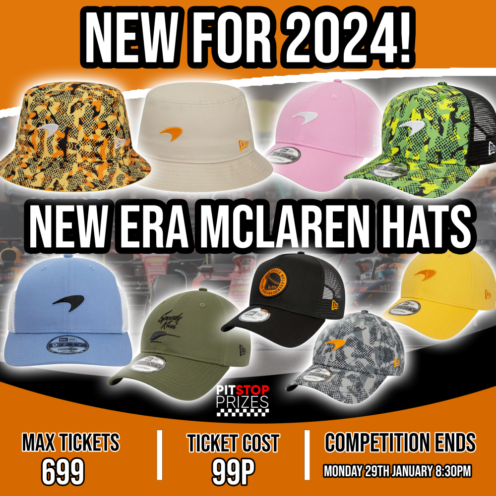 NEW FOR 2024: MCLAREN CAPS!