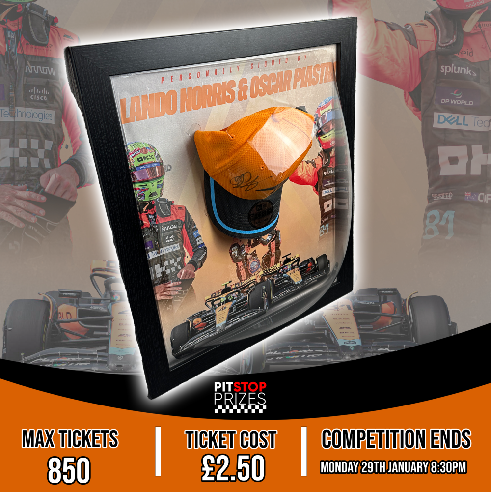 NORRIS & PIASTRI: SIGNED & FRAMED CAP + 40 INSTANT WINS! - Image 4