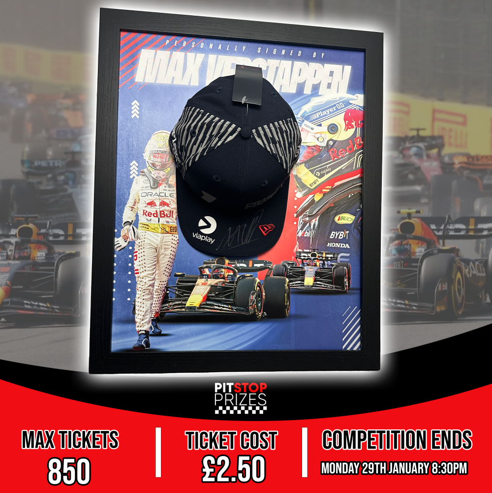 MAX VERSTAPPEN: SIGNED & FRAMED VEGAS CAP + 37 INSTANT WINS! - Image 3