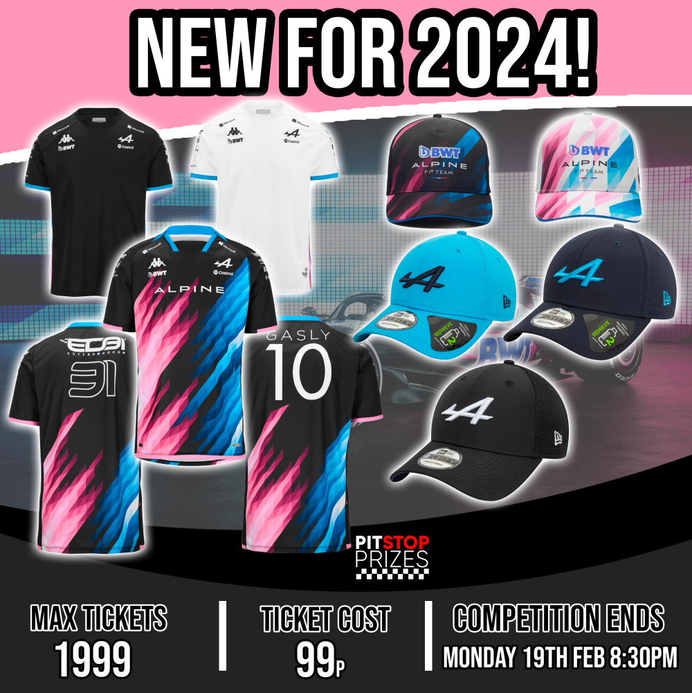 NEW FOR 2024: ALPINE MERCH! 24 INSTANT WINS!