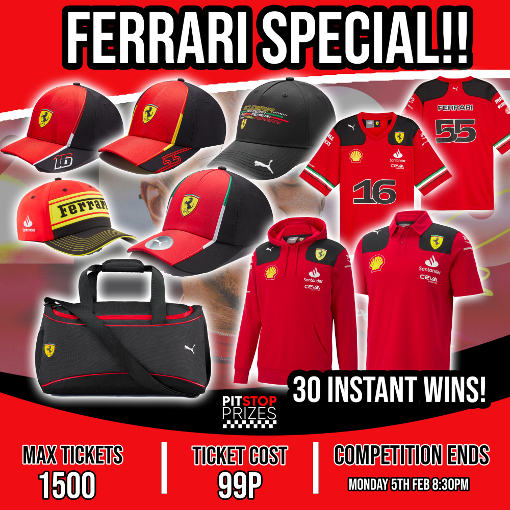 FERRARI SPECIAL: 30 INSTANT WINS!