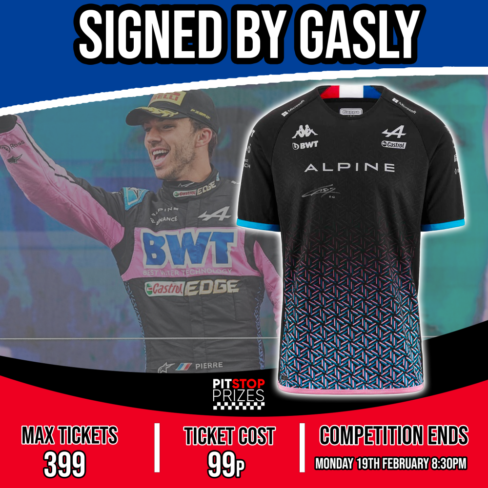 SIGNED BY: PIERRE GASLY