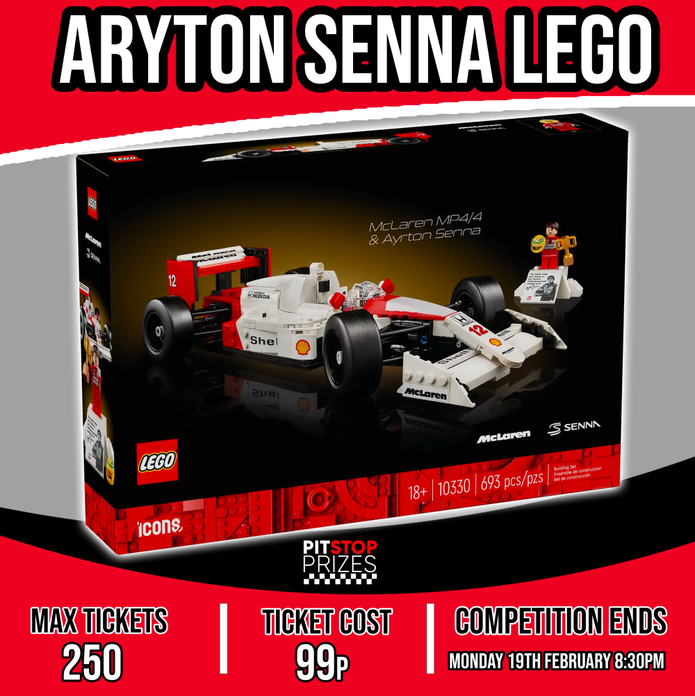 ARYTON SENNA LEGO SET! NEW FOR 2024!