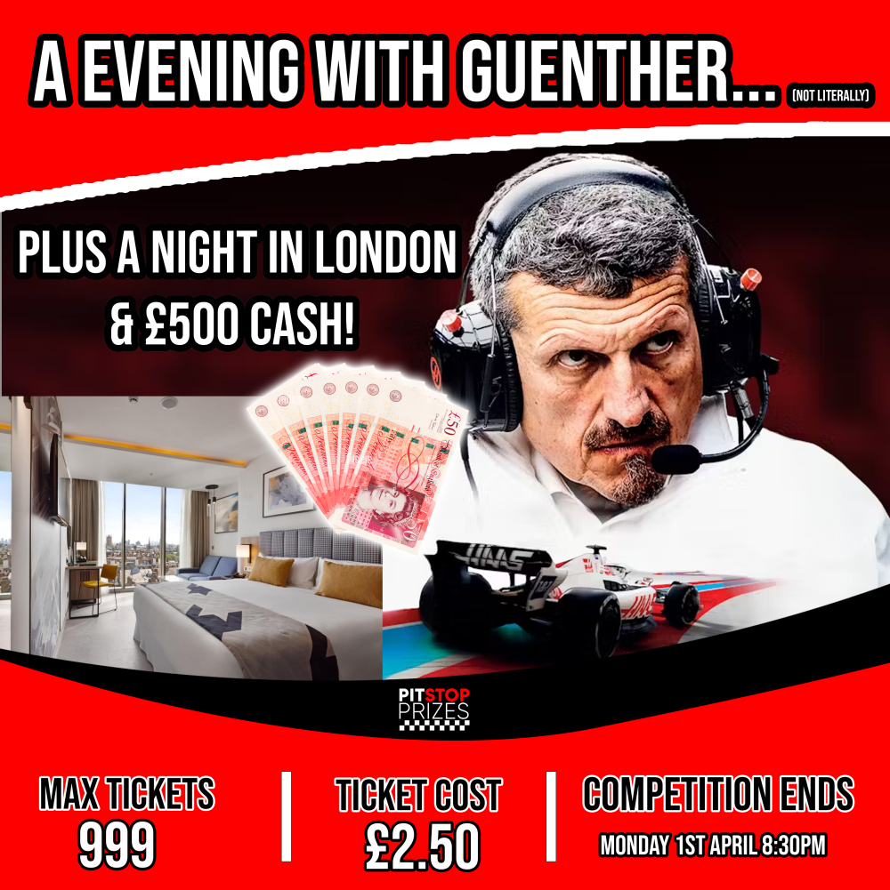 AN EVENING WITH GUENTHER STEINER + A NIGHT IN LONDON + £500 CASH!