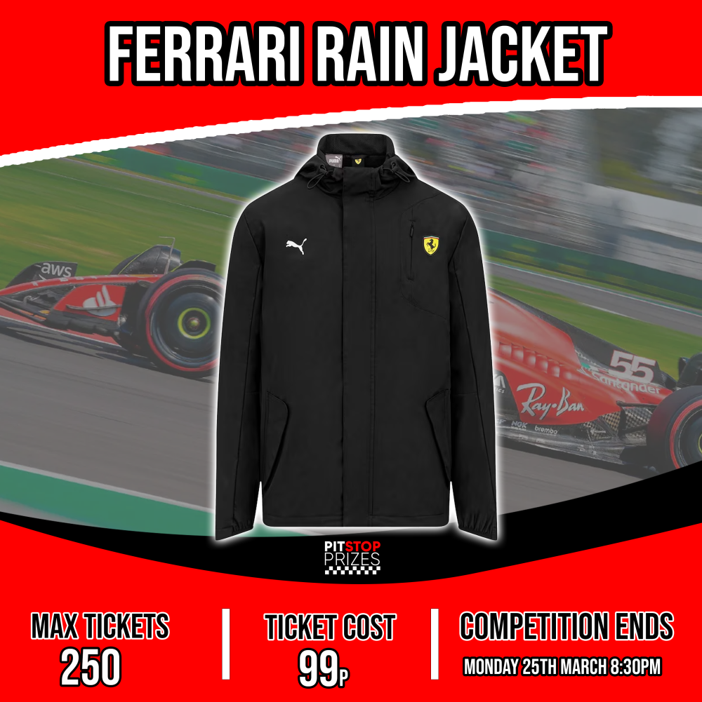 SCUDERIA FERRARI RAIN JACKET!