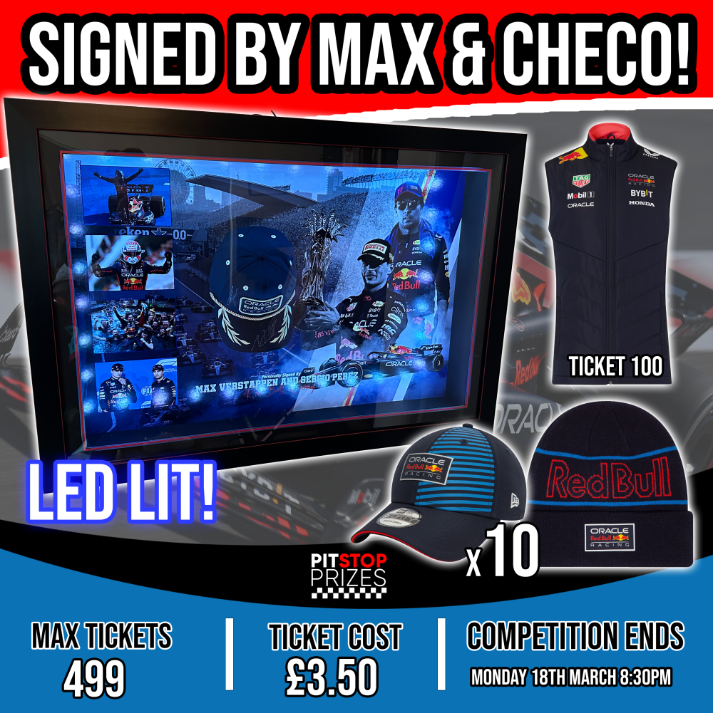 SIGNED BY: MAX & CHECO!