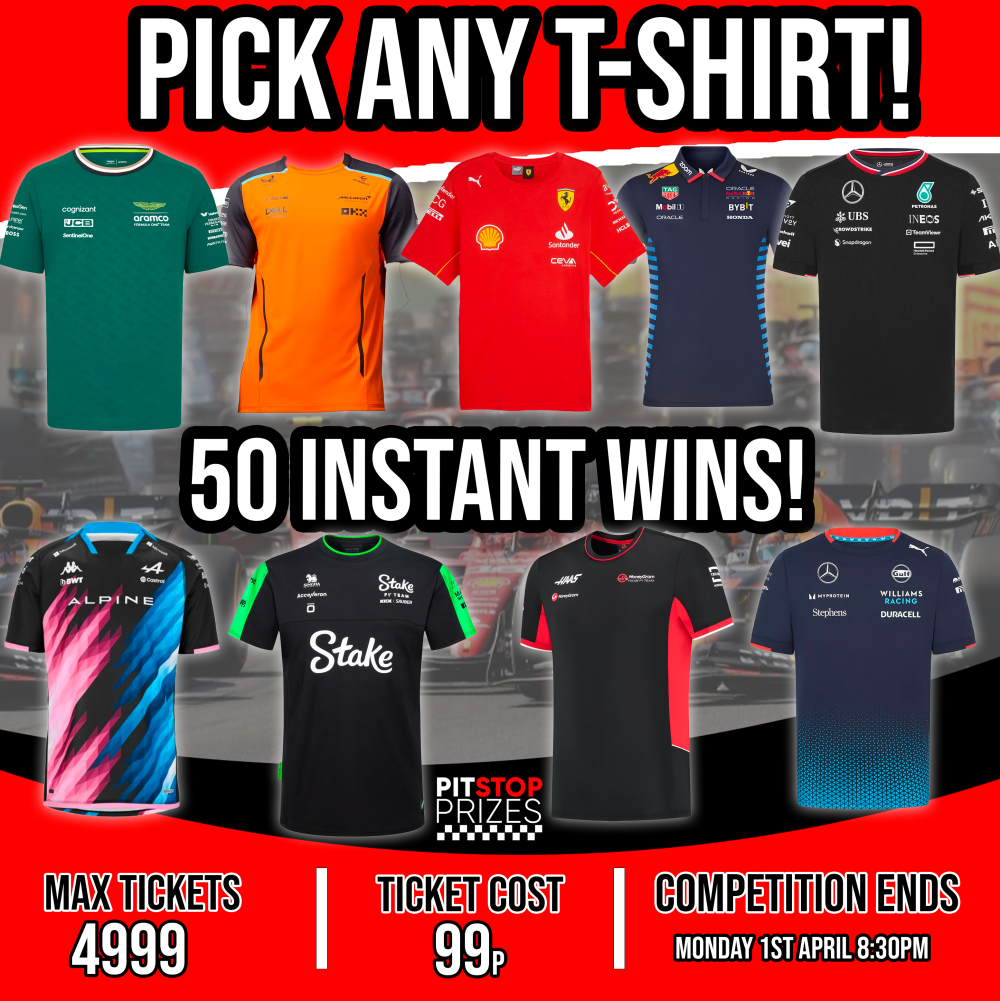 PICK ANY 2024 TEAM OR DRIVER T-SHIRT!