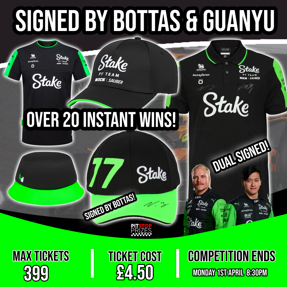 SIGNED BY VALTTERI BOTTAS & ZHOU GUANYU