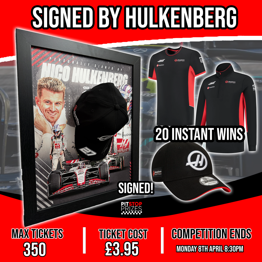SIGNED BY: NICO HULKENBERG + 20 INSTANT WINS!
