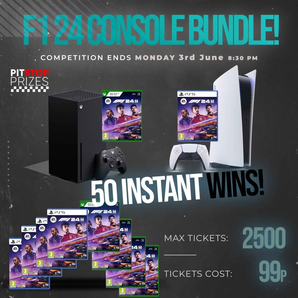NEW F1 24! GAMES CONSOLE BUNDLE PS5 OR XBOX!