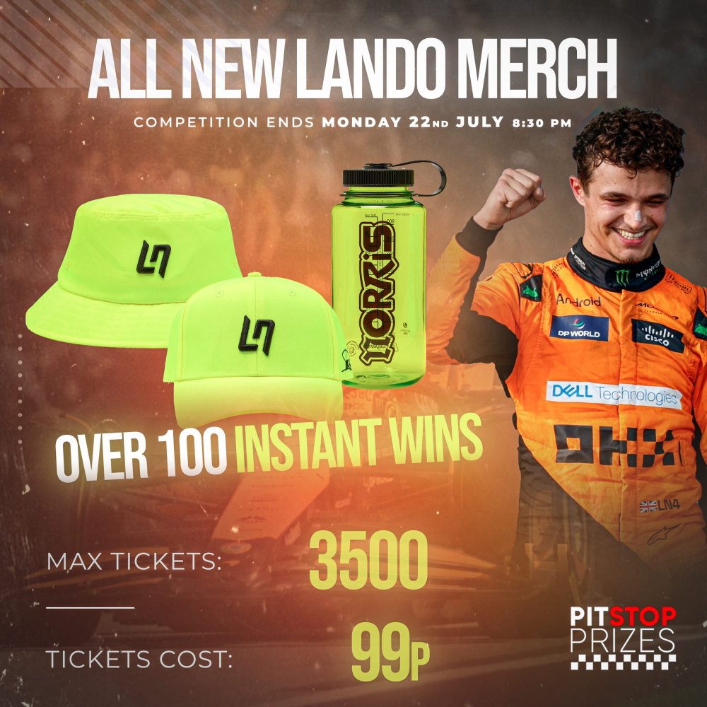 NEW LANDO NORRIS GRANDSTAND MERCH! OVER 100 INSTANT WINS!
