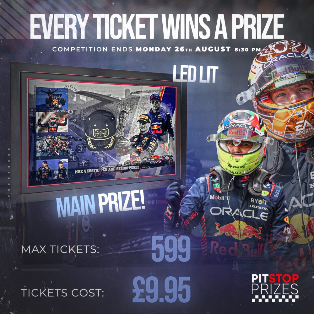 EVERY TICKET WINS A PRIZE! SIGNED BY CHECO & MAX!