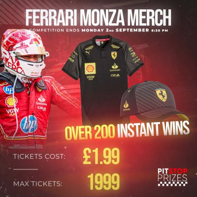 FERRARI MONZA MERCH! OVER 200 INSTANT WINS!