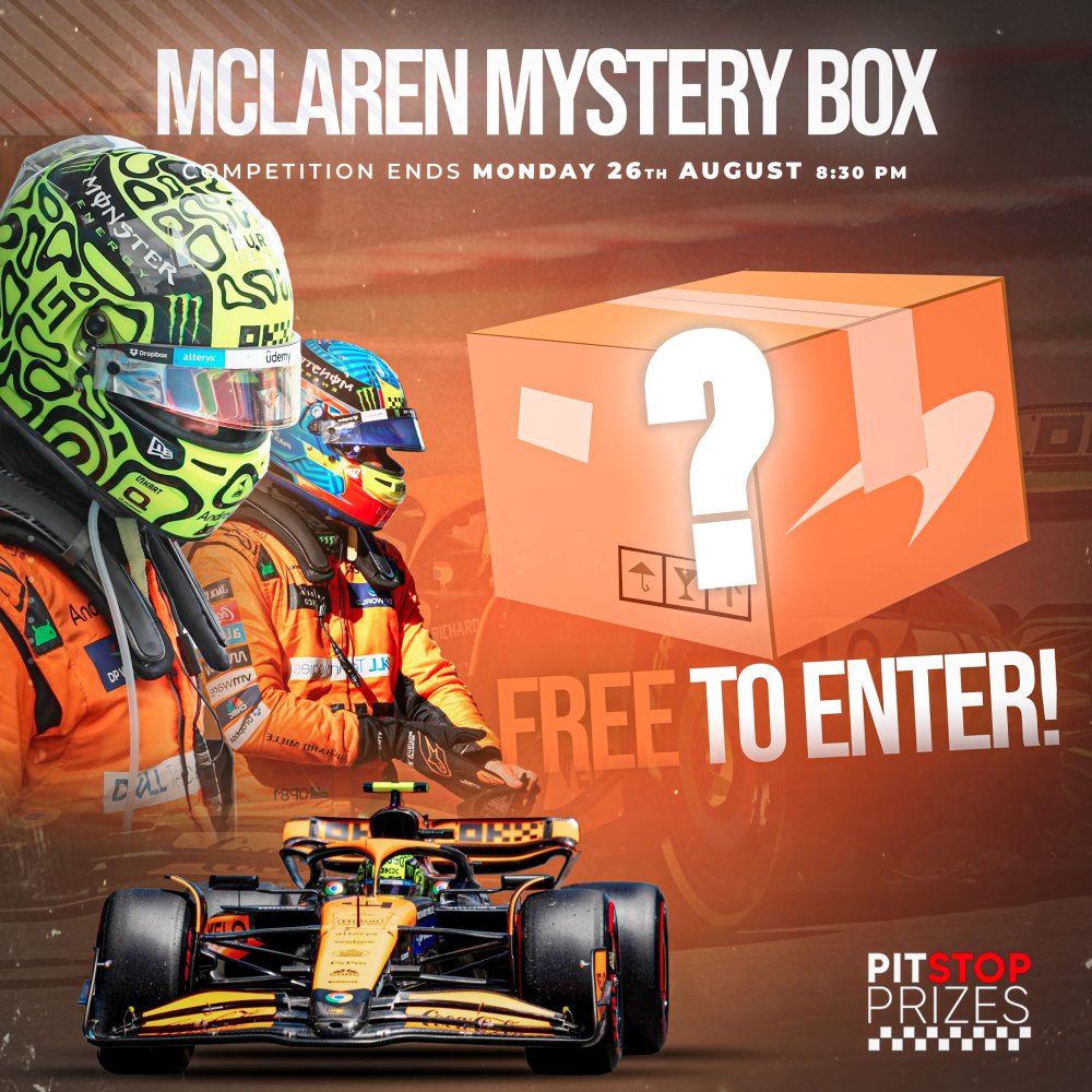 FREE TO ENTER! MCLAREN MYSTERY BOX!