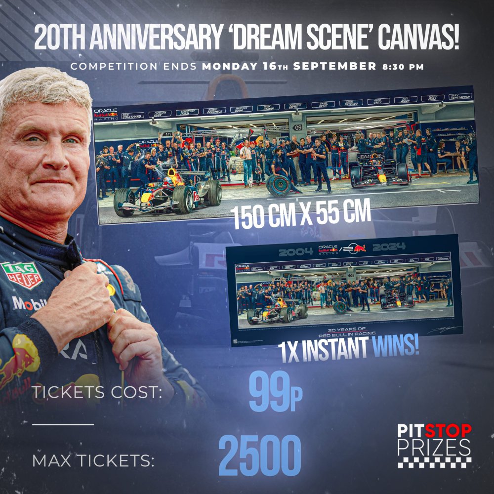 RED BULL RACING '20TH ANNIVERSARY' DREAM SCENE!