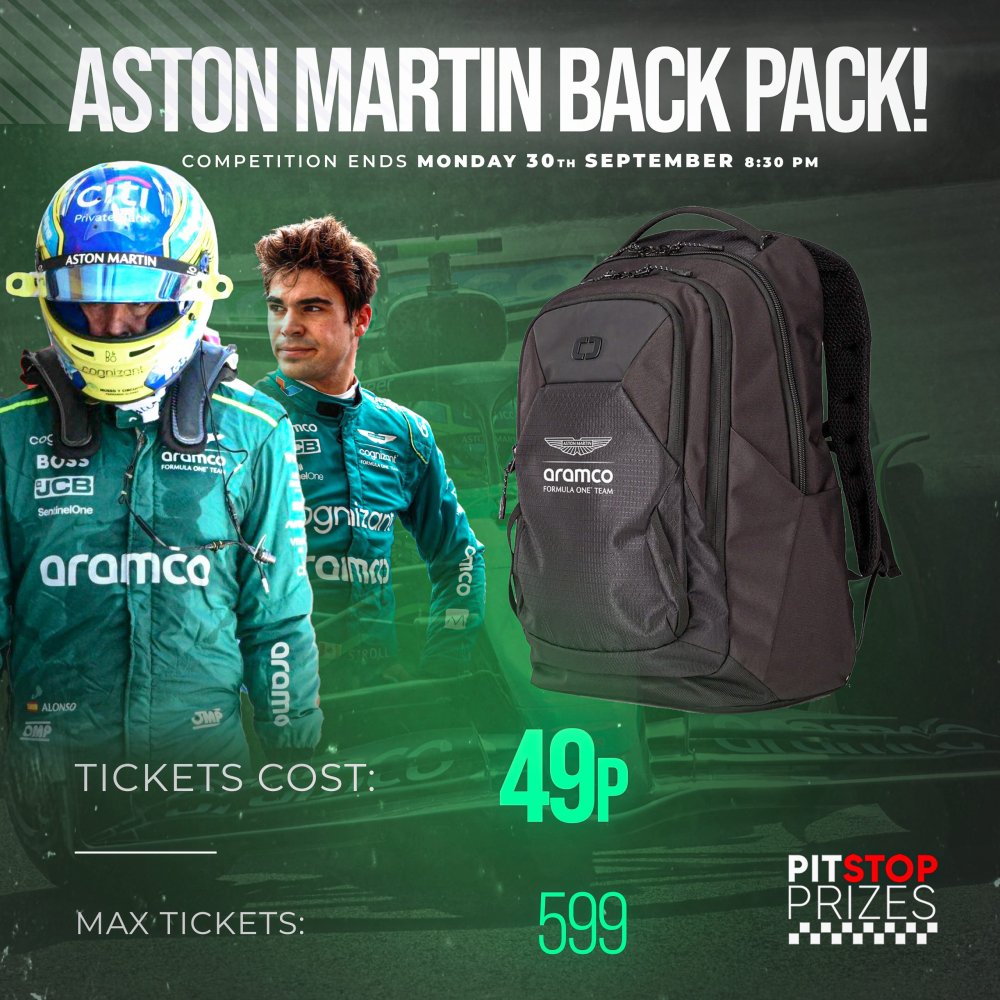 ASTON MARTIN BACK PACK!