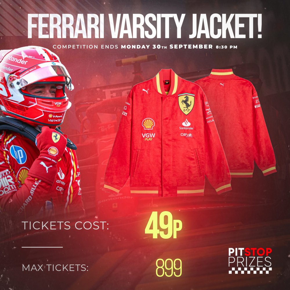 FERRARI VARSITY JACKET!