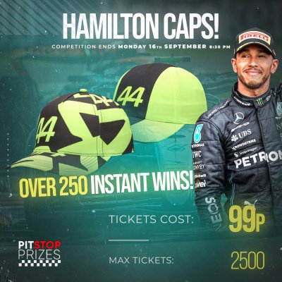 HAMILTON CAPS! OVER 250 INSTANT WINS!