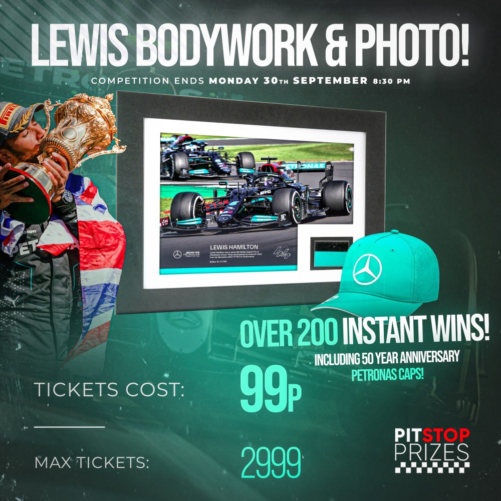 HAMILTON BODYWORK & FRAMED PHOTO! OVER 200 INSTANT WINS!