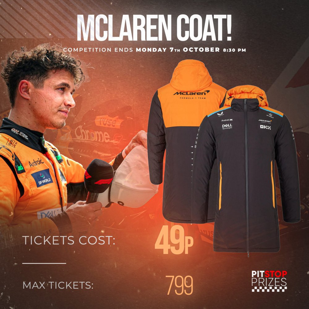 2024 MCLAREN COAT!