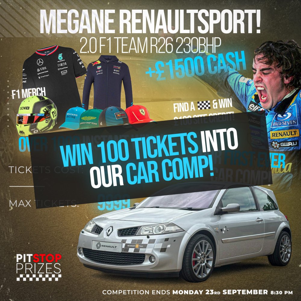 WIN 100 TICKETS INTO OUR CAR COMP!