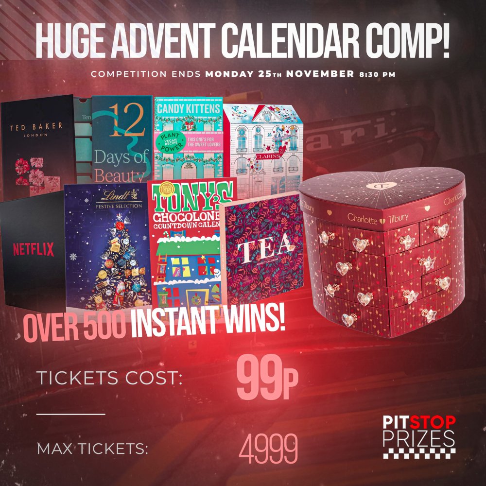 HUGE ADVENT CALENDAR COMP! OVER 500 INSTANT WINS!