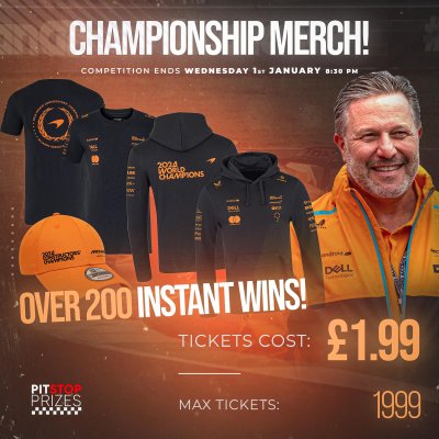 ALL NEW MCLAREN WORLD CHAMPIONS MERCH!
