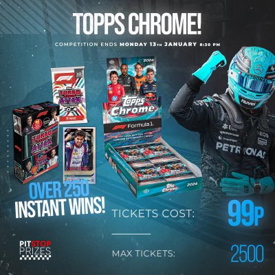 2024 TOPPS CHROME! OVER 250 INSTANT WINS!