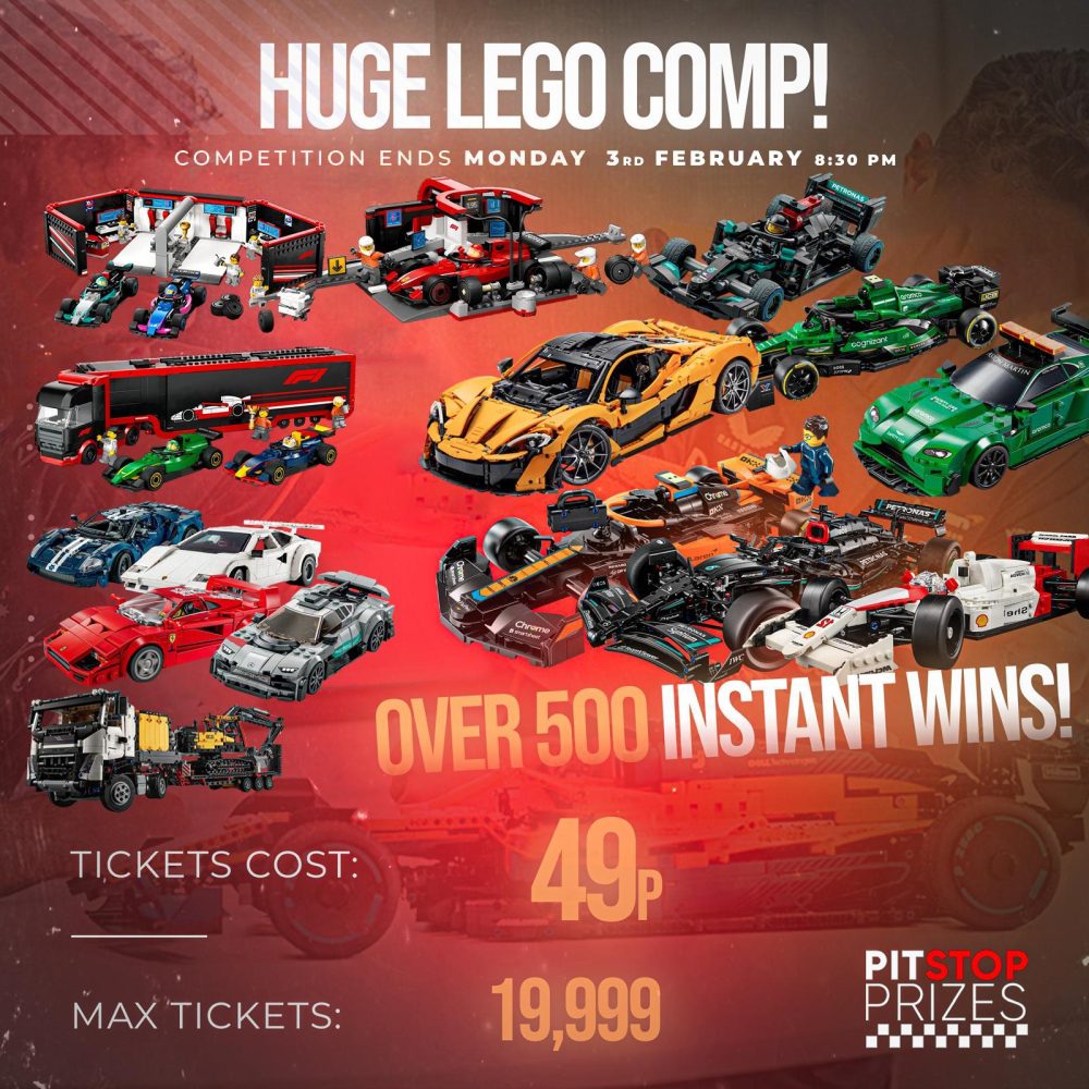 49p COMP: HUGE LEGO COMP! OVER 500 INSTANT WINS!!