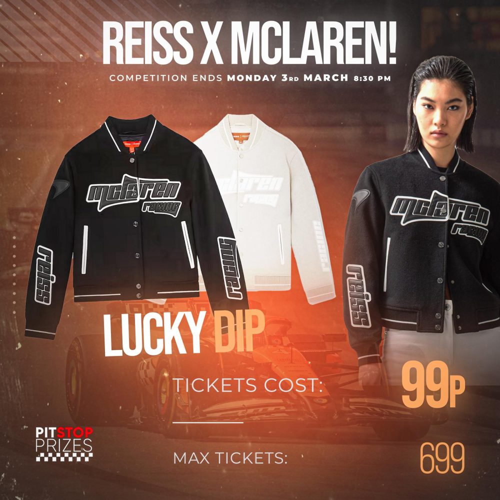 LUCKY DIP: REISS x MCLAREN BOMBER JACKET!