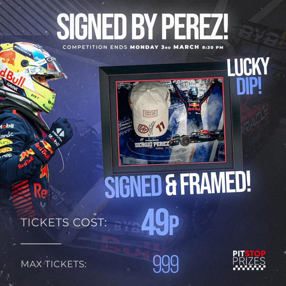 49p COMP: SIGNED BY PEREZ! MONACO SPECIAL EDITION!
