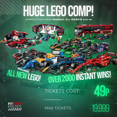 49p COMP: HUGE LEGO COMP! OVER 2000 INSTANT WINS!