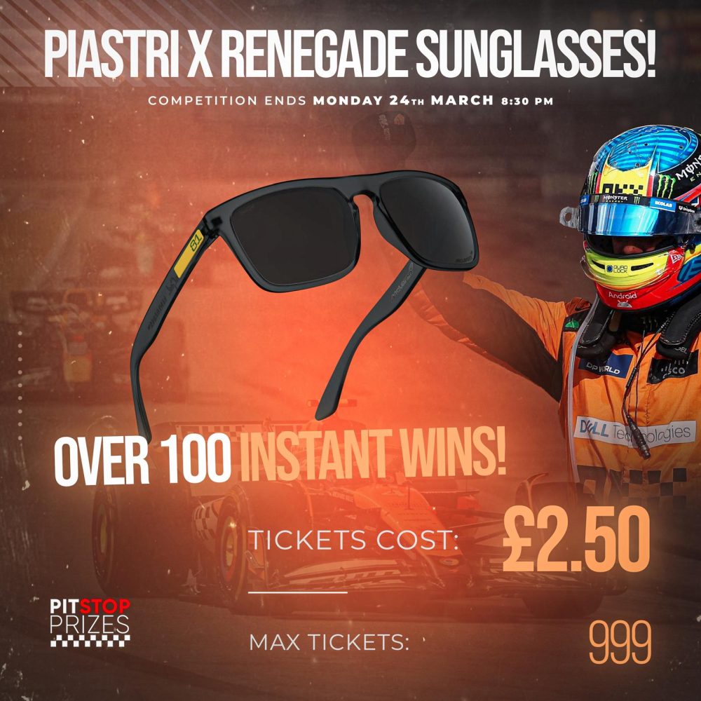 PIASTRI x RENEGADE SUNGLASSES!
