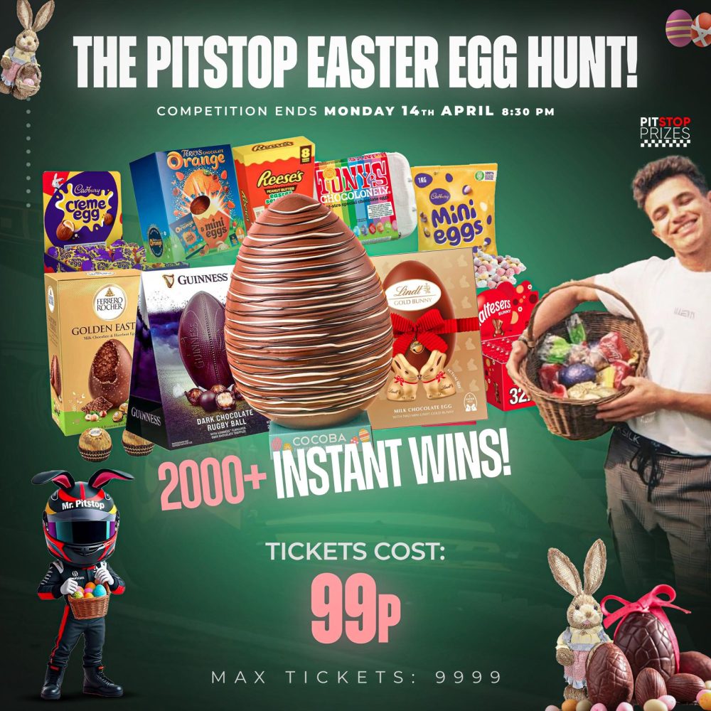 THE PITSTOP EASTER EGG HUNT! 2000+ INSTANT WINS!!