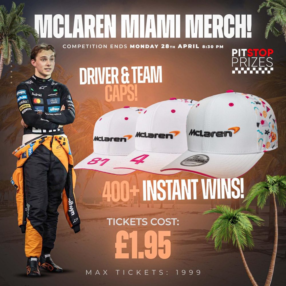 MIAMI SPECIAL: MCLAREN MERCH! 400+ INSTANT WINS!