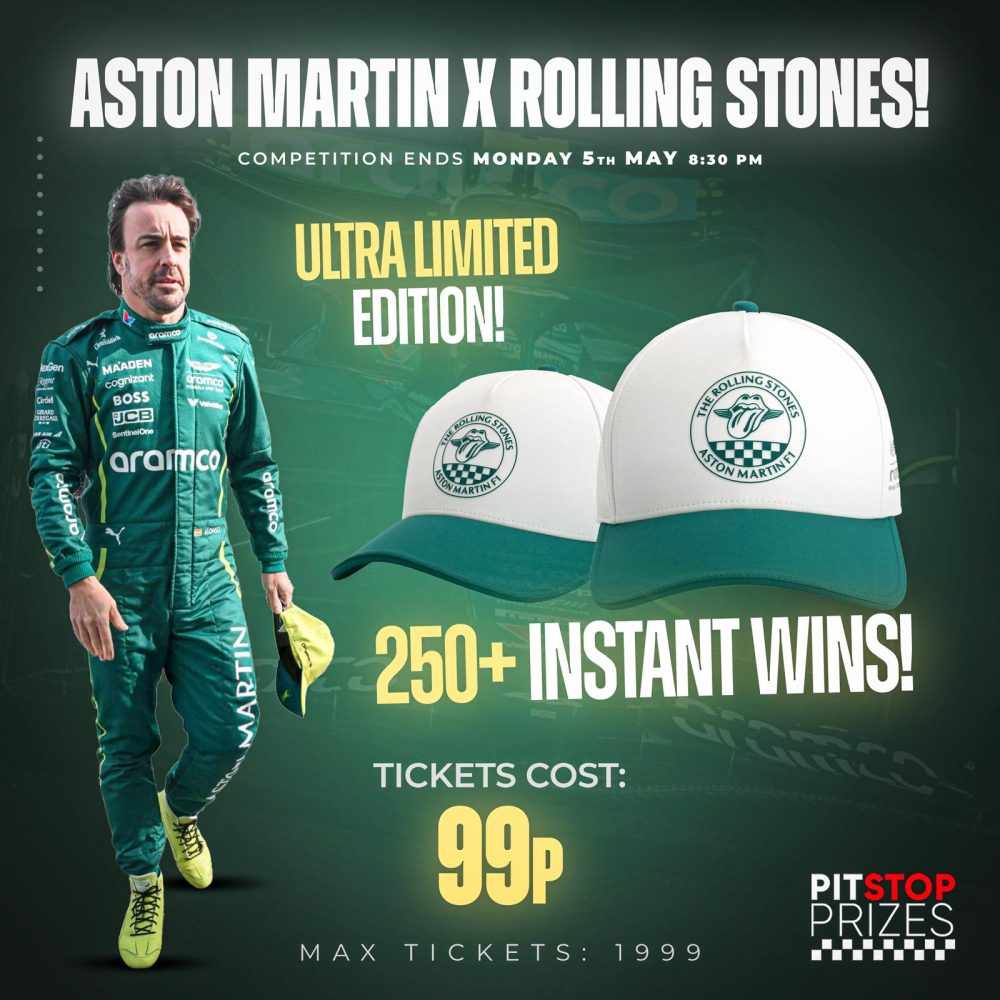 ASTON MARTIN x ROLLING STONES! 250+ INSTANT WINS!