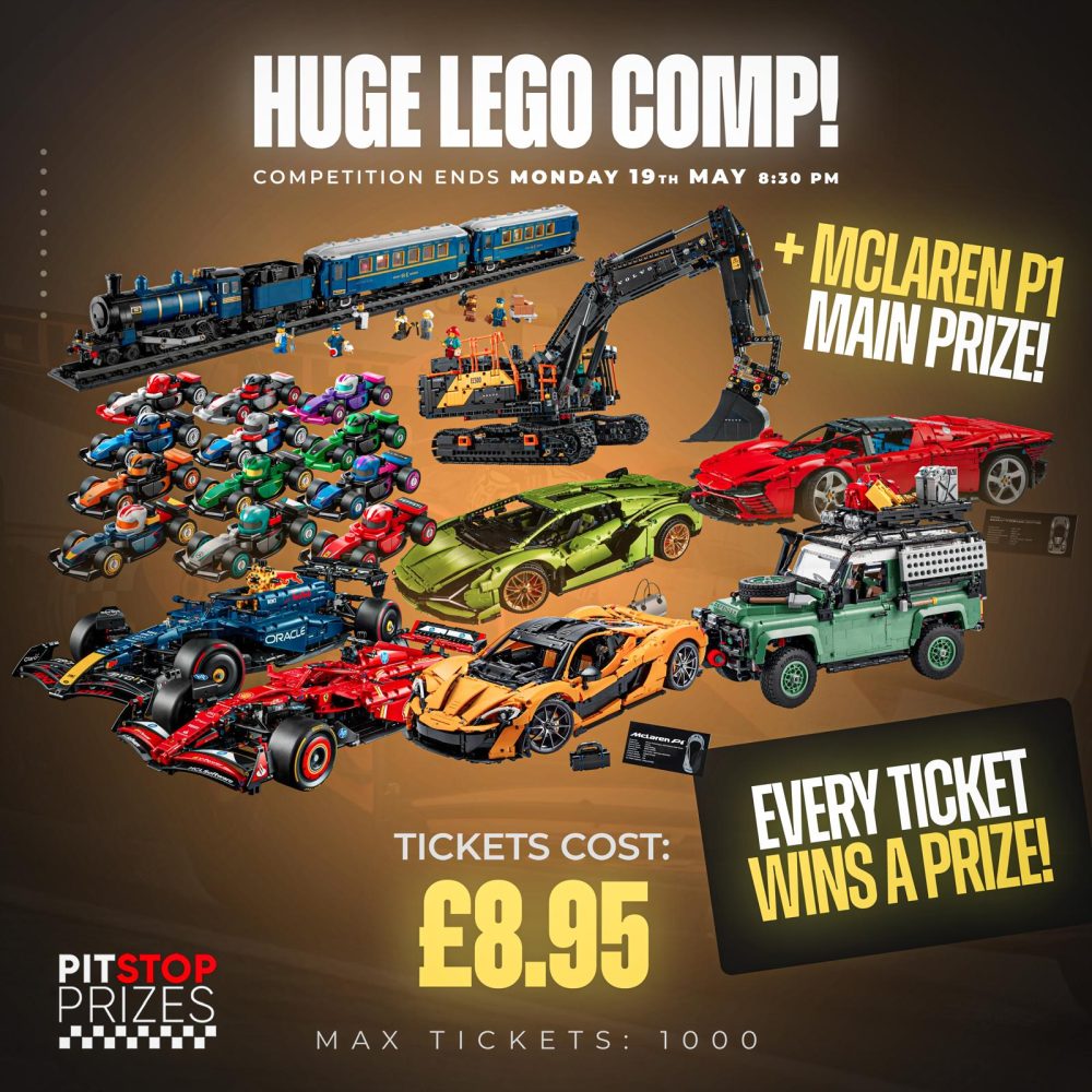 EVERY TICKET WINS A PRIZE! HUGE LEGO COMP!