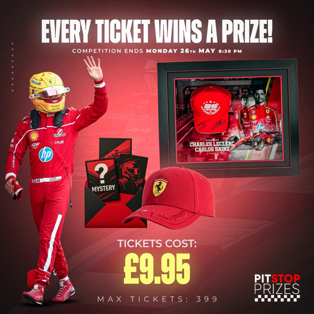 EVERY TICKET WINS A PRIZE! SIGNED BY CHARLES & CARLOS!