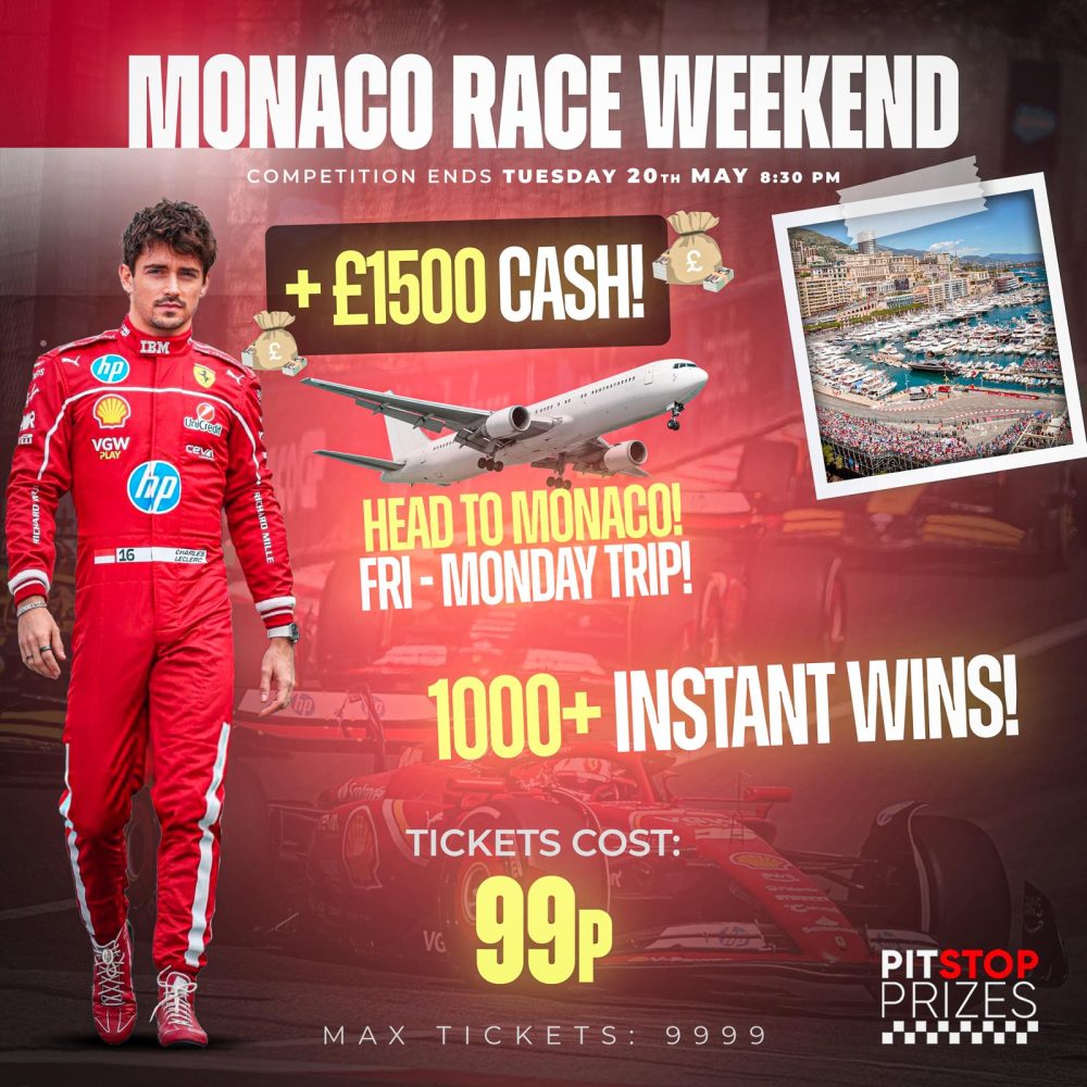 99P COMP: LAST MINUTE MONACO COMP! LIVE DRAW TUESDAY 20TH 9PM!!