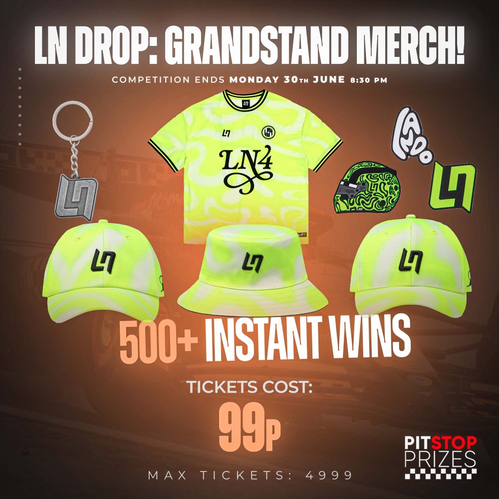 GRANDSTAND MERCH! 500+ INSTANT WINS!