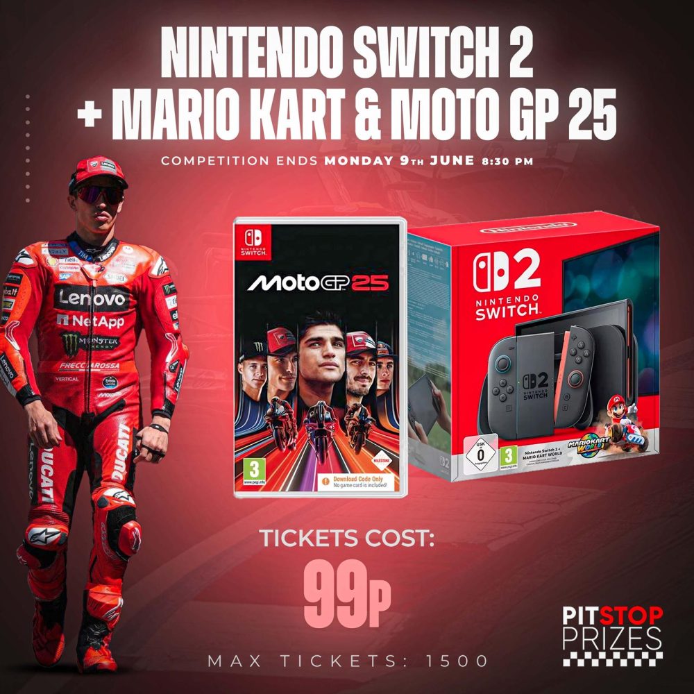 LUCKY DIP: NINTENDO SWITCH 2, MARIO KART & MOTO GP 25!