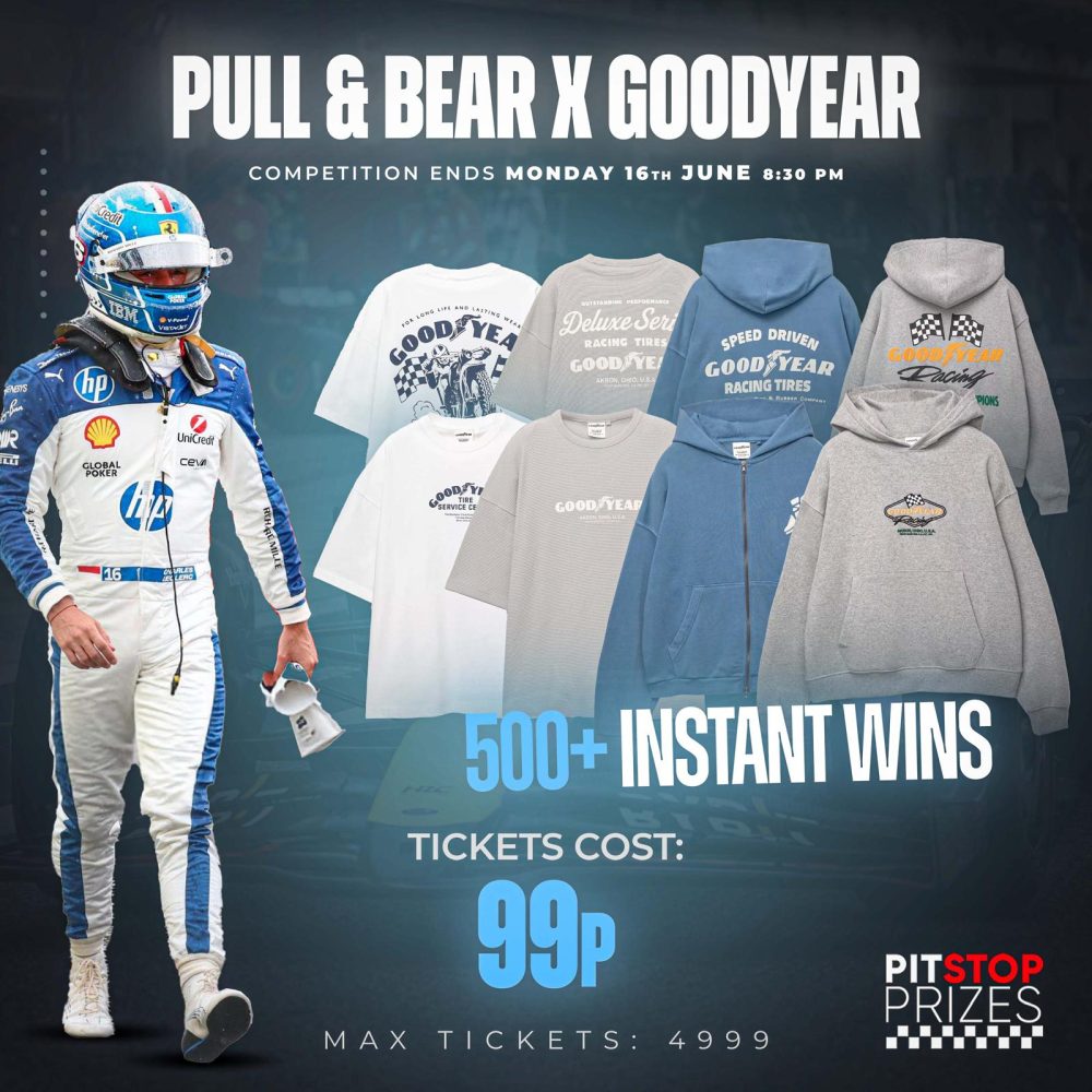 PULL & BEAR x GOODYEAR! 500+ INSTANT WINS!