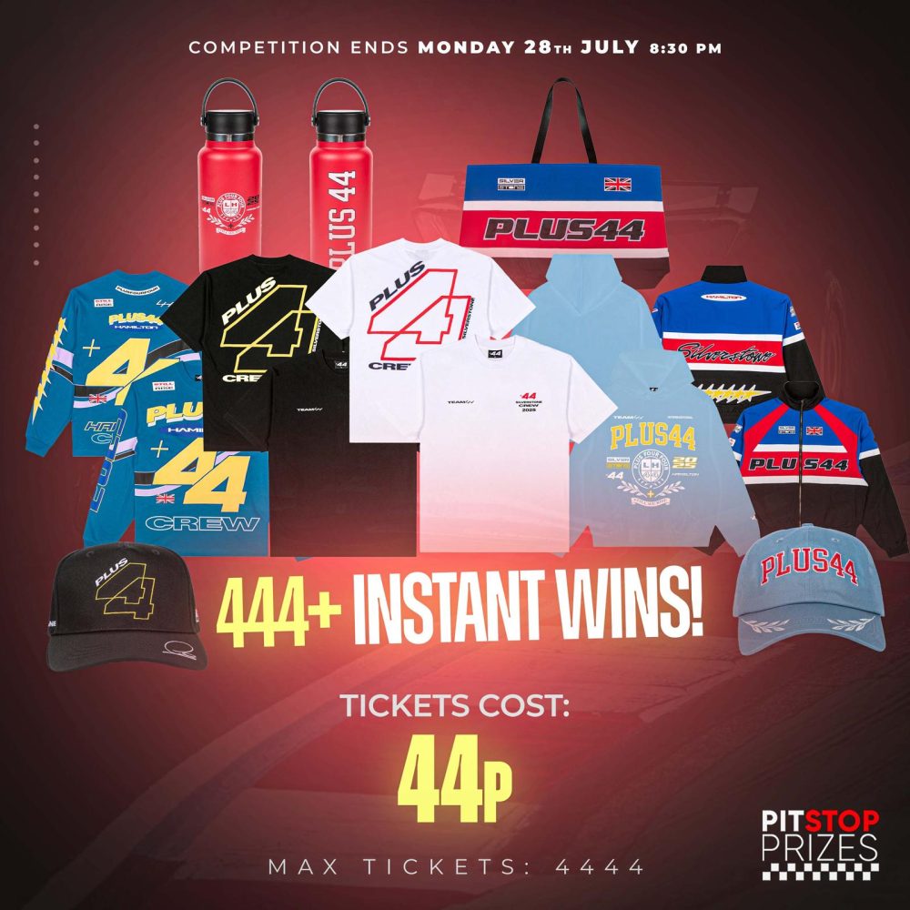 +44 SILVERSTONE MERCH! 444+ INSTANT WINS!