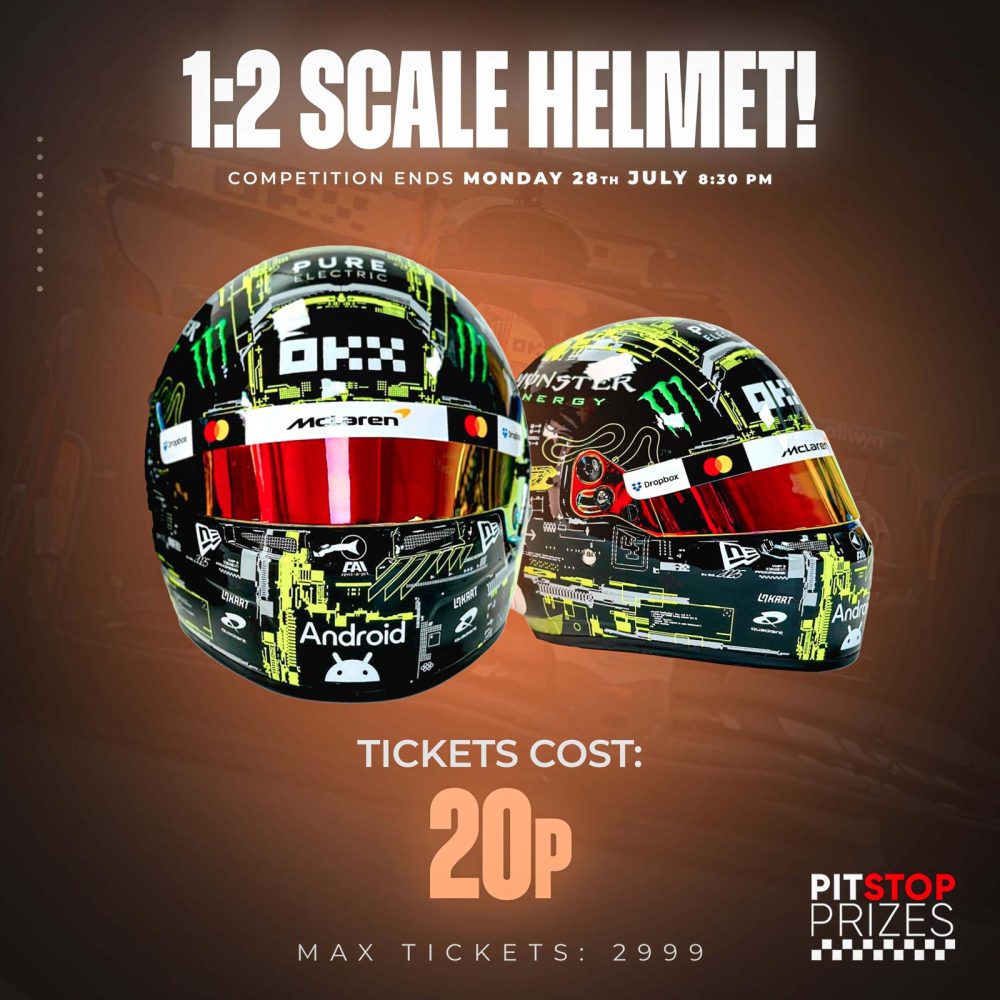20p COMP: LANDO 2025 TESTING HELMET!