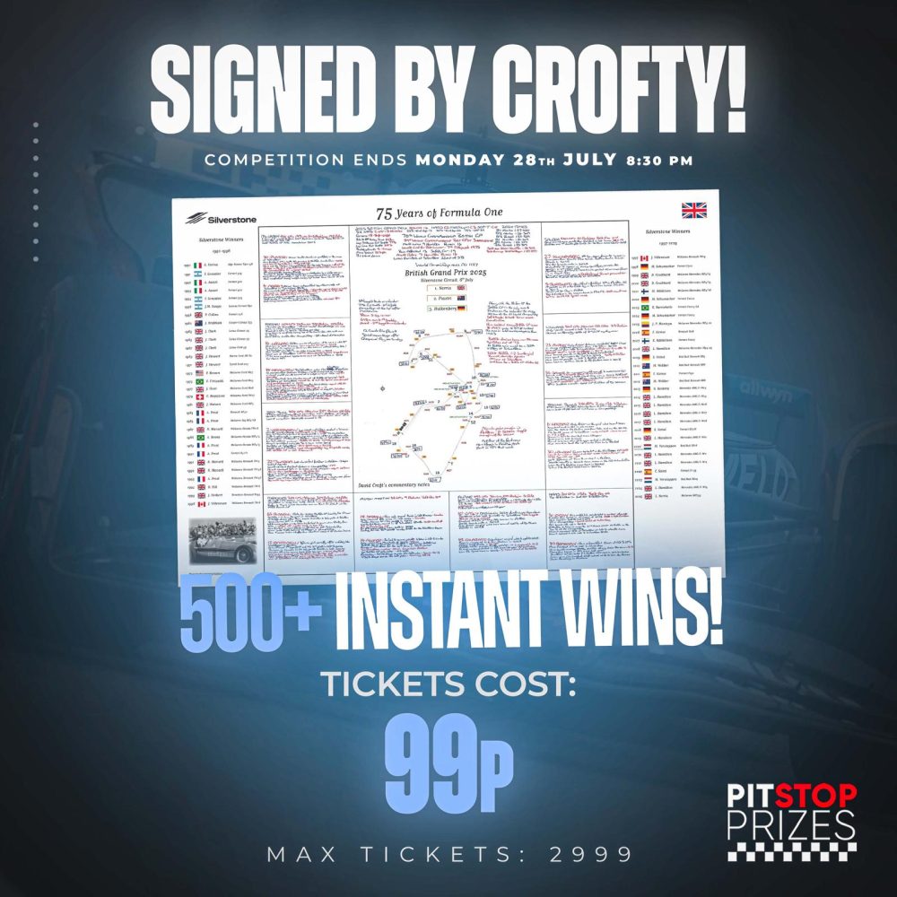 SIGNED BY CROFTY! 500+ INSTANT WINS!
