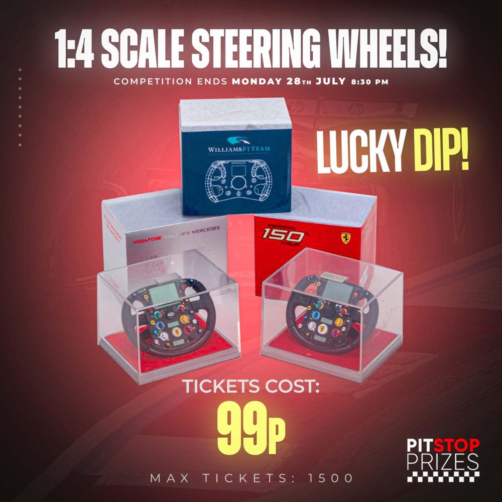 1:4 SCALE STEERING WHEELS BUNDLE!