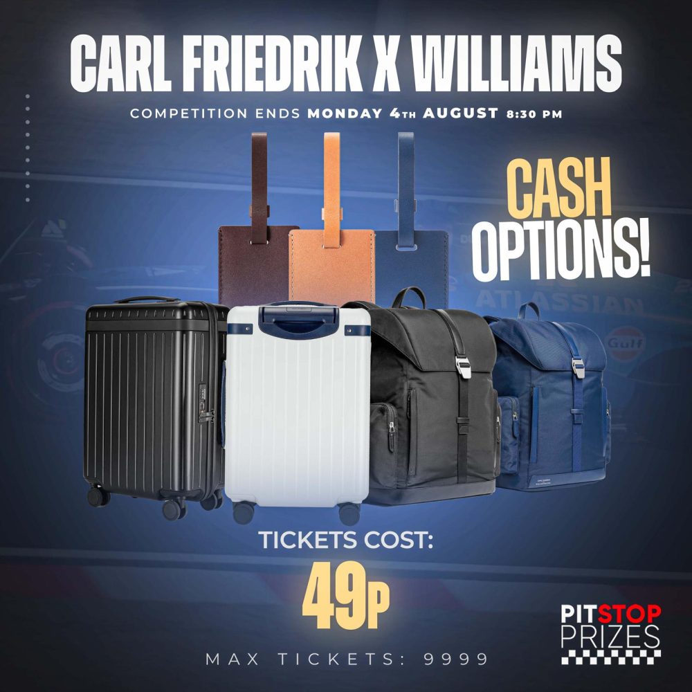 CARK FRIEDRIK X WILLIAMS RACING! 1000+ INSTANT WINS!